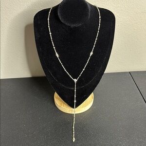 Kendra Scott Lariat Gold Tone Spear Arrow Y Necklace Dainty Classy​​​